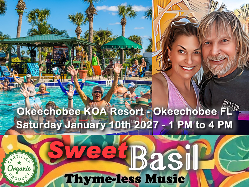 Sweet Basil is back by the poolside,